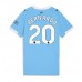 Manchester City Bernardo Silva #20 Hjemmedrakt Dame 2025-26 Korte ermer